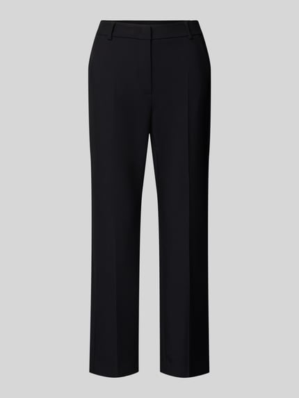 Slim Fit Bundfaltenhose mit Viskose-Anteil Modell 'RANA' Shop The Look MANNEQUINE