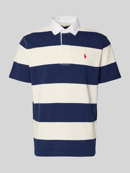 Polo Ralph Lauren regular fit poloshirt van puur katoen model 'SSRUGBYM13' Marineblauw - 2