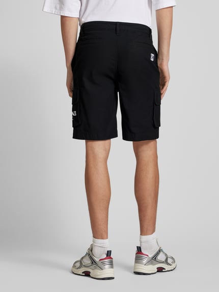 Karl Kani Regular Fit Cargoshorts mit Label-Stitching Black 5