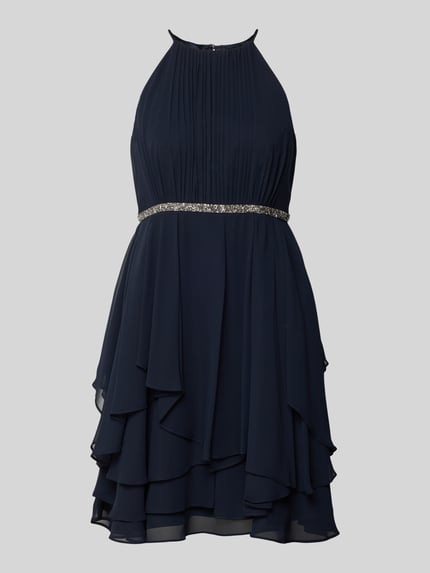 Sukienka koktajlowa z wszytym zamkiem błyskawicznym Shop The Look MANNEQUINE