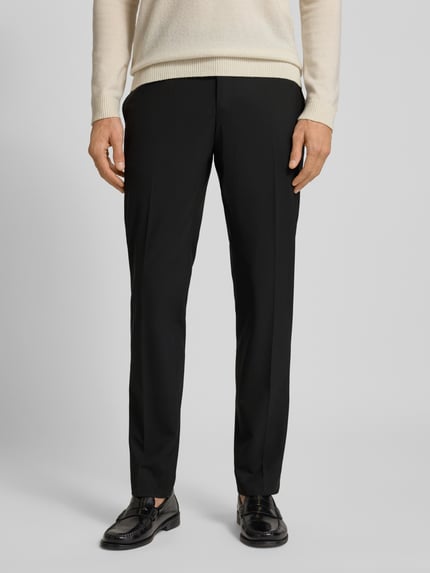 HECHTER PARIS Chino met bandplooien Zwart - 4