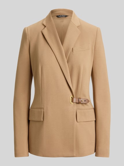 Lauren Ralph Lauren Regular Fit Longline Blazer mit Schnallendetail Camel 2