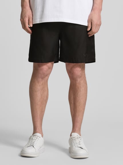 COLUCCI Shorts mit Logo und elastischem Bund Black 4