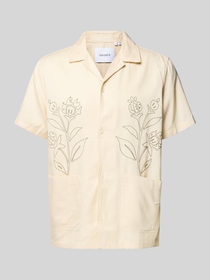 Les Deux Regular fit vrijetijdsoverhemd met resortkraag, model 'Kingsley' Offwhite - 2