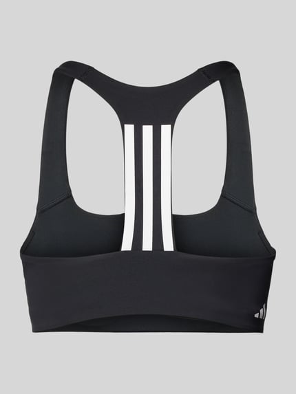 adidas Sportswear Sport-bh met labeltypische strepen Zwart - 3