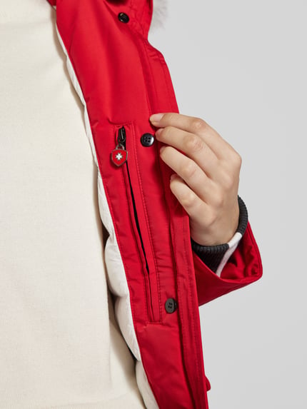 Wellensteyn Funktionsjacke mit Kunstfellbesatz Modell 'ENTERPRISE' Rot 7