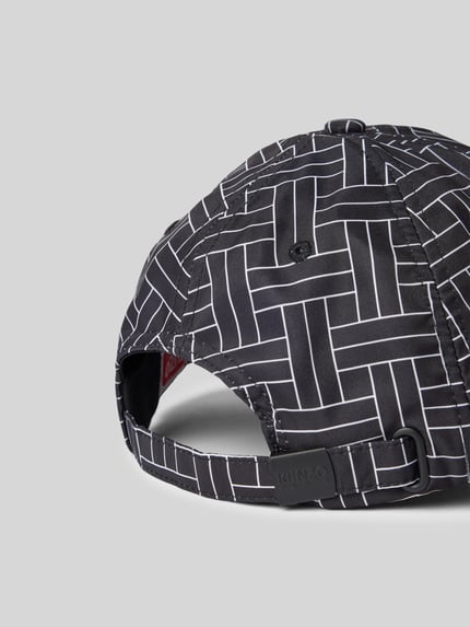 Kenzo Baseballpet met labelprint Zwart - 4