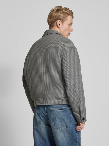 JACK & JONES Relaxed fit jack met wol Model 'VERMONT' Lichtgrijs gemêleerd - 5