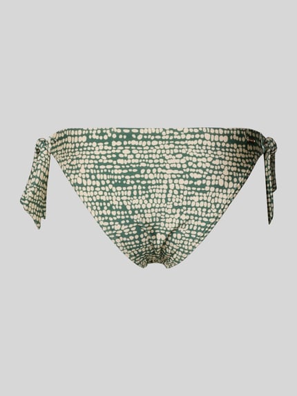 Produktfoto, Bikini-Slip im Allover-Look Modell 'Cascis Cheeky Bum' von Barts, Material-Mix mit Stretch-Anteil, Körpernahe Passform, Seitliche Schnürung