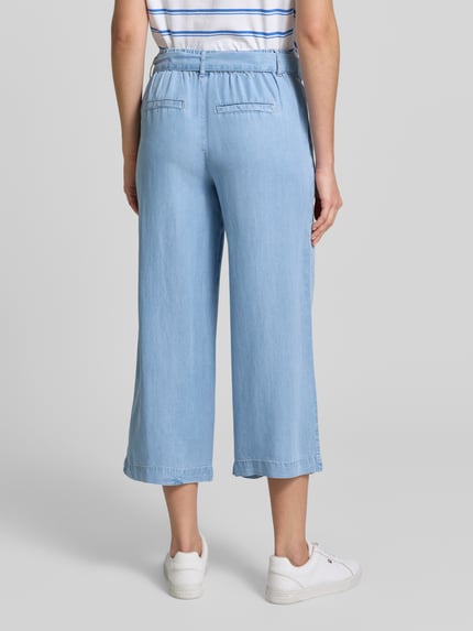 b.young Culotte met strikceintuur model 'KOSMO' Lichtblauw - 5