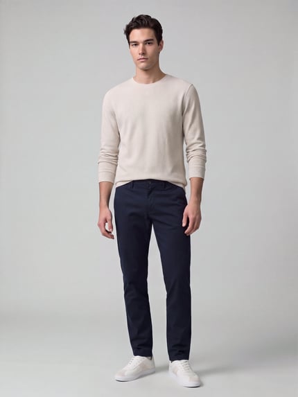 GAP Regular Fit Chino mit seitlichen Eingrifftaschen Marine 1