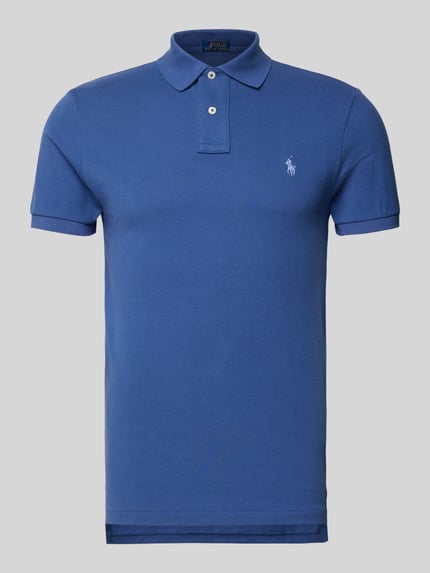 Polo Ralph Lauren slim fit poloshirt van puur katoen Blauw - 2