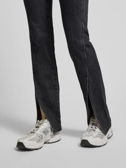 EDITED Skinny Fit Jeans mit 5-Pocket-Design Modell 'Annilie' Dunkelgrau 3