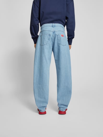 Kenzo Jeansy z 5 kieszeniami Jeansowy niebieski 5