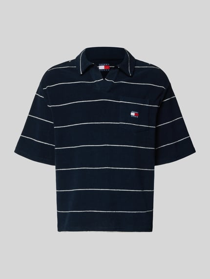 Regular Fit Poloshirt aus Baumwoll-Mix Shop The Look MANNEQUINE