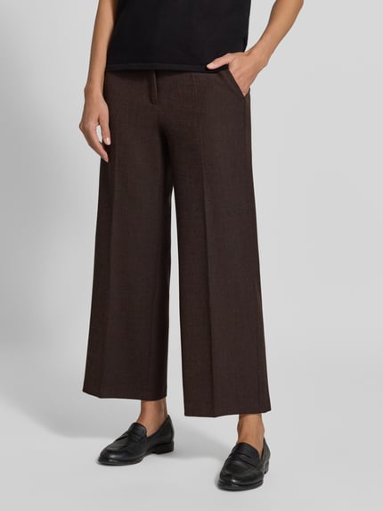 CAMBIO Regular Fit Chino mit Viskose-Woll-Anteil Modell 'CALIFORNIA' Dunkelbraun 4