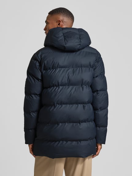 Rains Steppjacke mit Zweiwege-Reißverschluss Marine 5