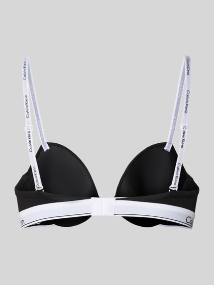 Calvin Klein Underwear Biustonosz na cienkich ramiączkach z logo model ‘Demi’ Czarny 3