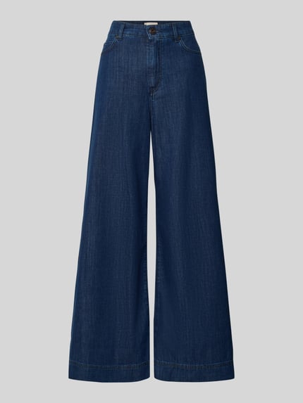 Wide Leg Jeans aus reiner Baumwolle Modell 'VEGA' Shop The Look MANNEQUINE