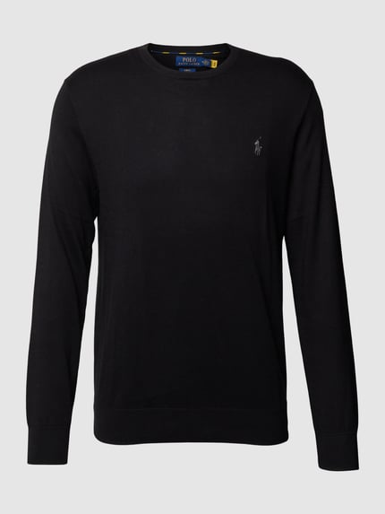 Polo Ralph Lauren Longsleeve mit Logo-Stitching Black 1