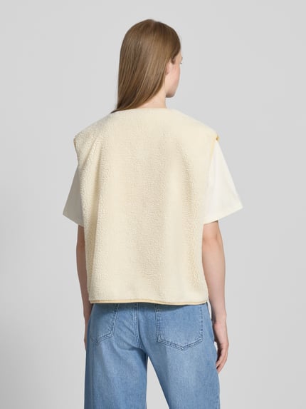 American Vintage Weste mit Teddyfell Modell 'HOKTOWN' Ecru 5