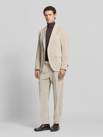 CINQUE Slim Fit 2-Knopf-Sakko aus Cord Modell 'DATA' Sand 1