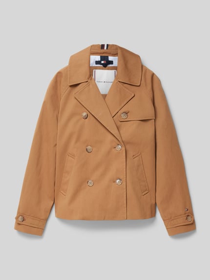 Tommy Hilfiger Teens Jack met reverskraag Camel - 1