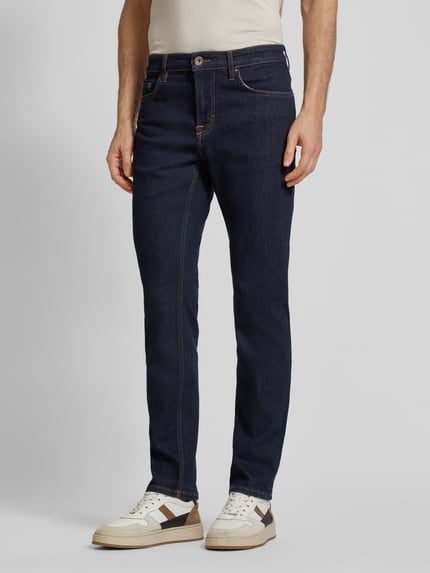 JOOP! JEANS Regular Fit Jeans mit Kontrastnähten Modell 'Mitch' Dunkelblau 4