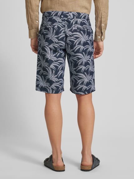 Tom Tailor Regular Fit Chino-Shorts mit Gürtelschlaufen Dunkelblau 5