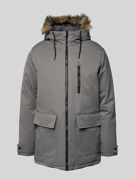 JACK & JONES Regular Fit Parka mit Kapuze Modell 'CHARLIE' Mittelgrau 2