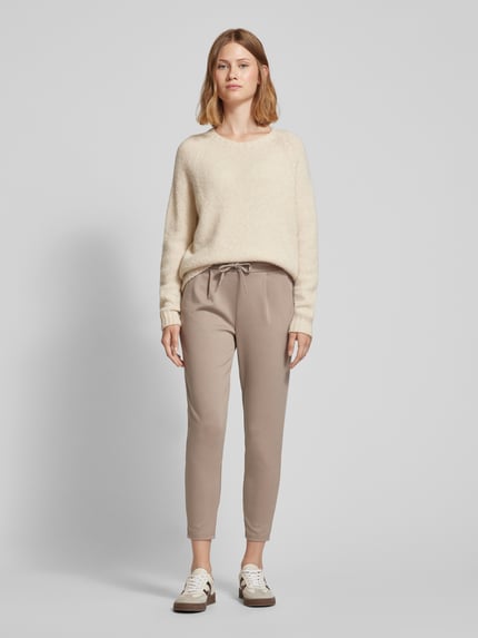 ICHI Sweatpants mit elastischem Bund Modell 'KATE' Hellbraun 1