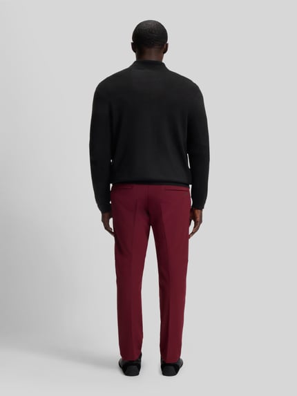 BOSS Green Regular Fit Pullover mit Schurwoll-Anteil Modell 'KN_Momentum-X QZ' Black 5