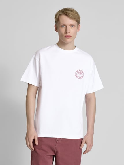 BLKVIS T-Shirt mit Logo-Print Modell 'SOURCE' Weiss 4