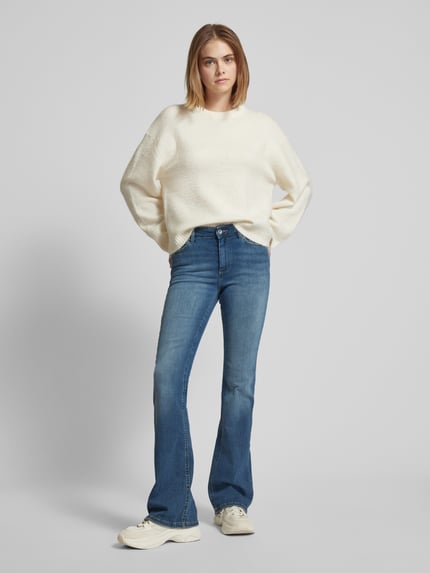 ONLY Regular Fit Flared Jeans mit Baumwoll-Anteil Modell 'BLUSH' Jeansblau 1
