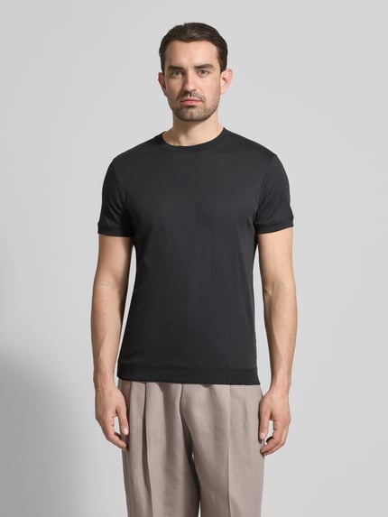 RAGMAN T-shirt met ronde hals Zwart - 4