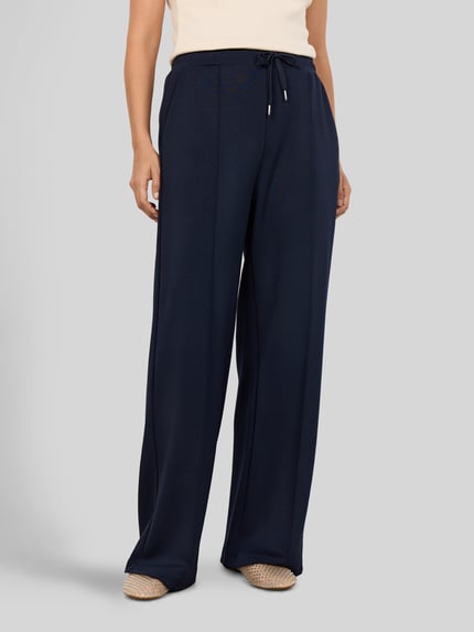 Soyaconcept Regular Fit Hose mit High Waist Jersey Marine 3