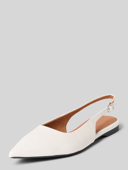 Produktfoto, Slingbacks aus echt leer model 'HERMINE' van Vagabond, look: effen, punt van de schoen, blokhak, doornsluiting, licht gestructureerde zool