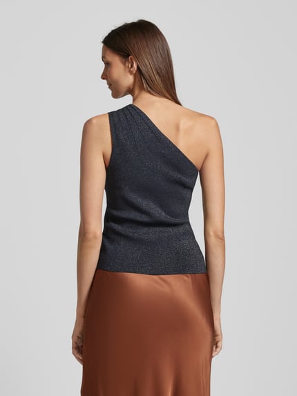Ted Baker Off-Shoulder-Bluse in Strick-Optik Dunkelblau 5
