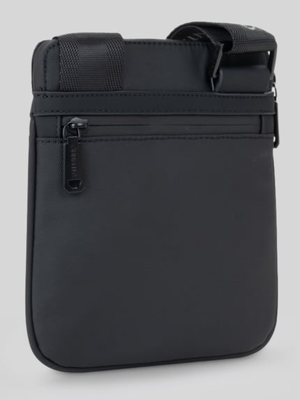 Valentino Bags Schoudertas met label in reliëf model 'AXEL' Zwart - 3