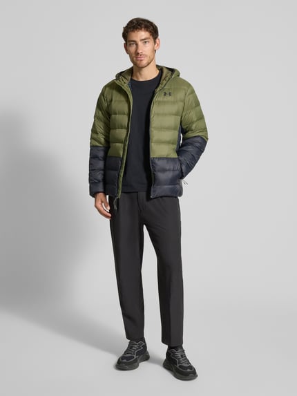 Under Armour Steppjacke mit Logo Oliv 1