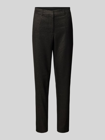 PIECES Regular Fit Stoffhose mit Viskose-Anteil Modell 'BOSSELLA' Black 2