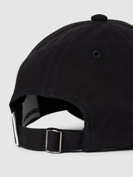 ARMEDANGELS Baseballpet van puur katoen, model 'YENAAS' Zwart - 3