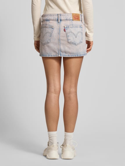 Levi's® Mini-Rock aus reiner Baumwolle Hellblau 5