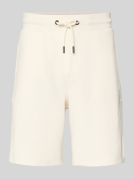 Productfoto, Shorts met steekzakken model 'Joseignacio' van JOOP! collectie, katoenmix met stretch, loose fit, labelpatch, crèmekleurig