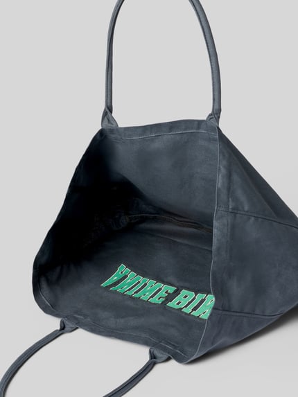 Anine Bing shopper met grote logoprint Zwart - 5