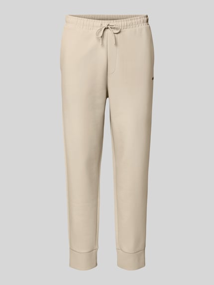 BOSS Green Regular Fit Sweatpants aus Baumwoll-Mix Beige 2