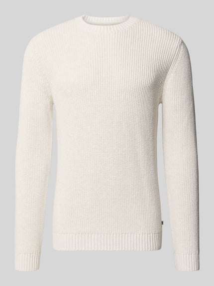 s.Oliver RED LABEL regular fit trui van puur katoen Offwhite - 2