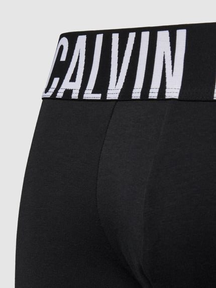 Calvin Klein Underwear Trunks mit Label-Bund im 3er-Pack Black 2