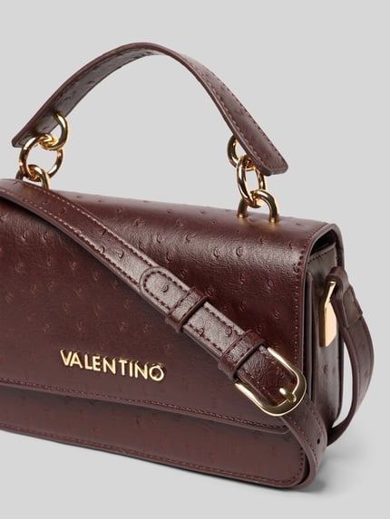 Valentino Bags Umhängetasche mit Logo-Schriftzug Mittelbraun 2