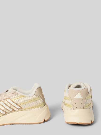 Productfoto, Low Top Sneaker met velours-look details model 'TECHNOCHAOS 2000' van adidas Sportswear, multicolor, ronde neus, platte zool, logo-applicatie, textielmix, gestructureerde zool, vetersluiting.